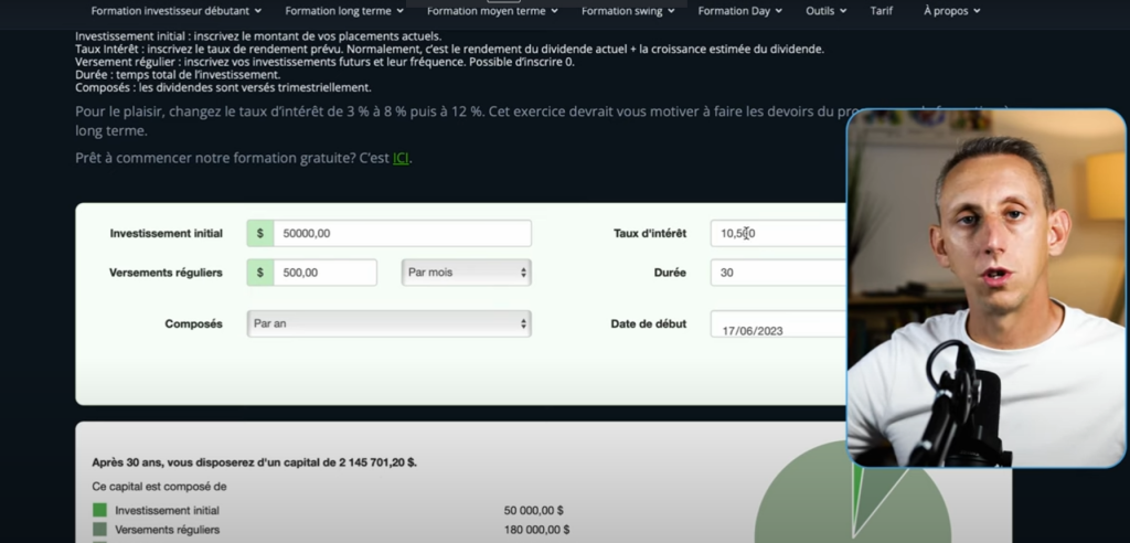 interface Fortuneo Simulation